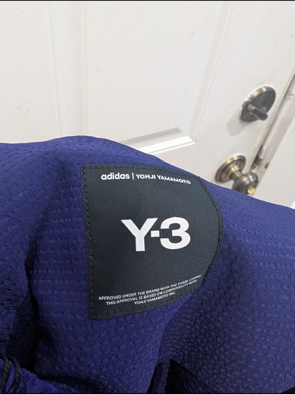 NWT Y-3 Logo Print Purple Track Pants - Picture 11 of 11
